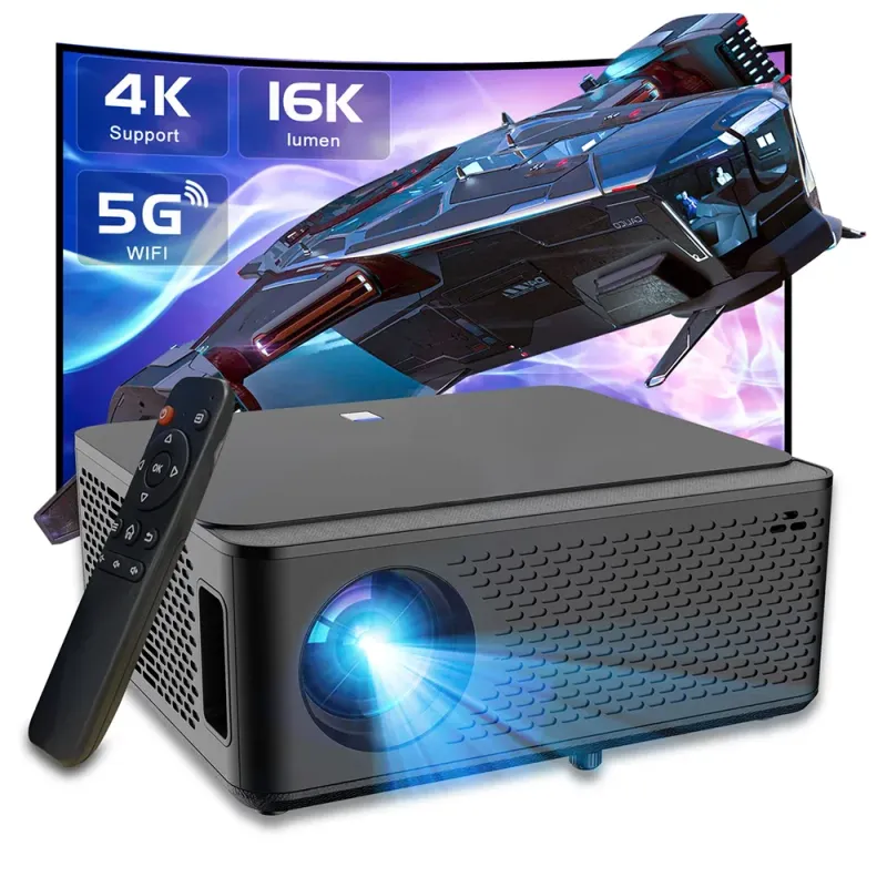 Smart 4K Mini Projector 6000 Lumens 2