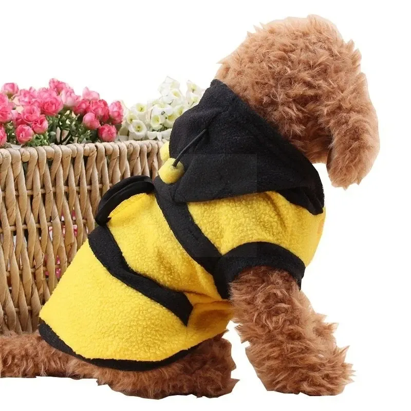 Bee Fleece Pet Hoodie Costume 5