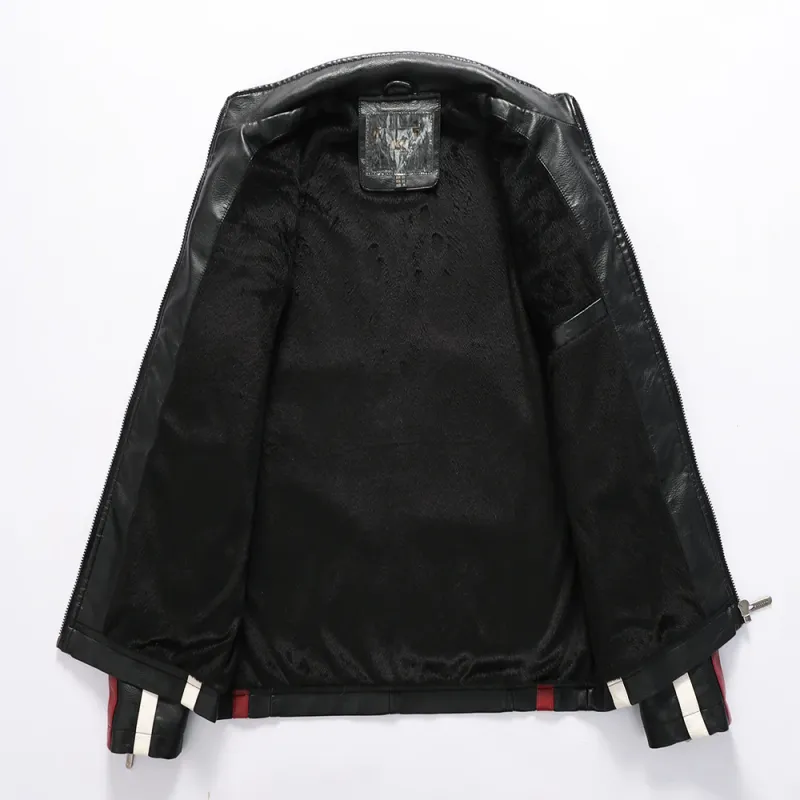 Vintage Motorcycle Biker Jacket 5