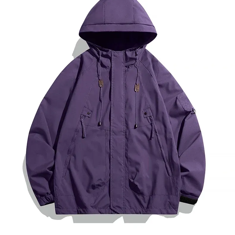Men's Hooded Windbreaker Jacket 6