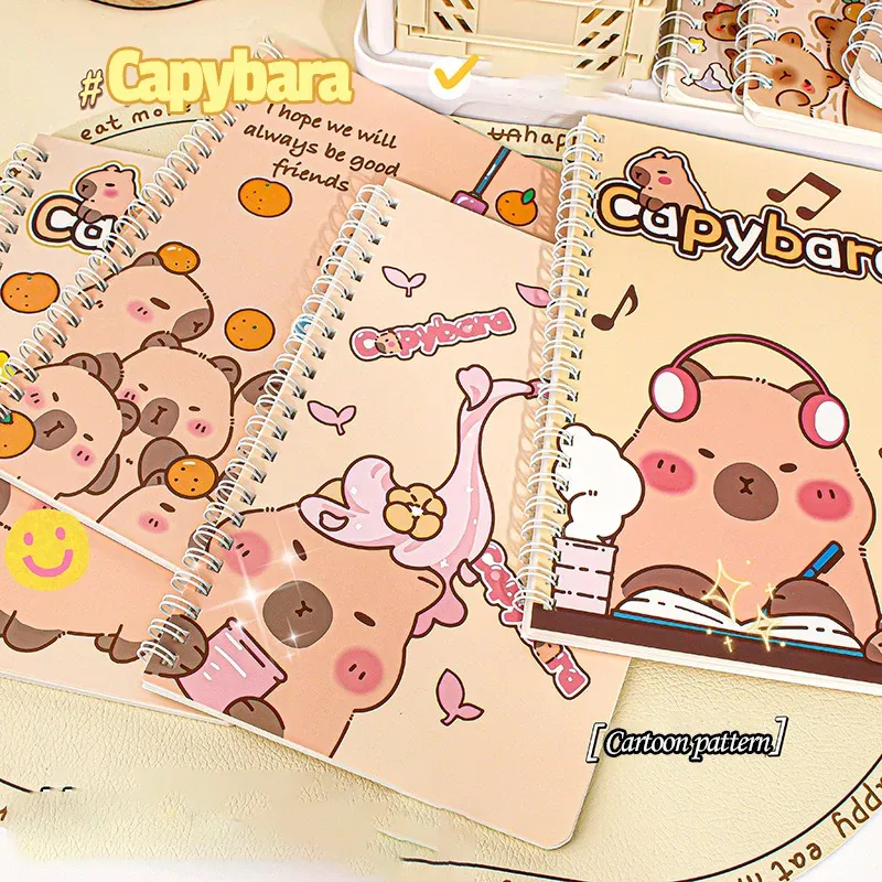 Capybara A5 Spiral Coil Notebook 4