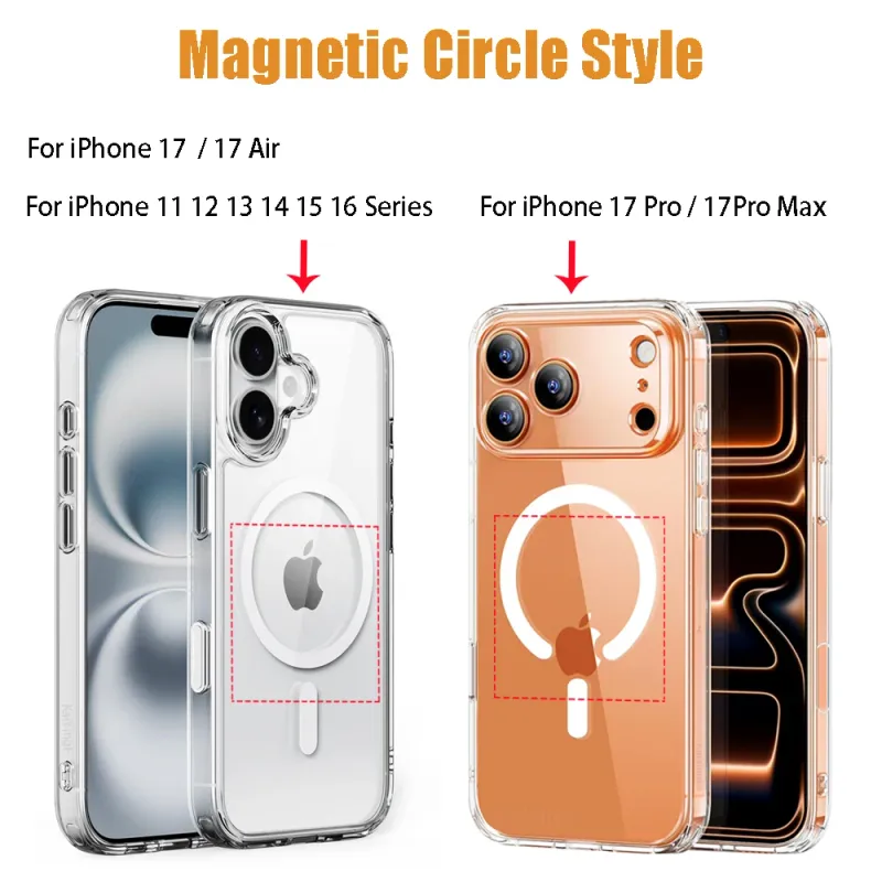 Magnetic Clear iPhone Case with Magsafe 6