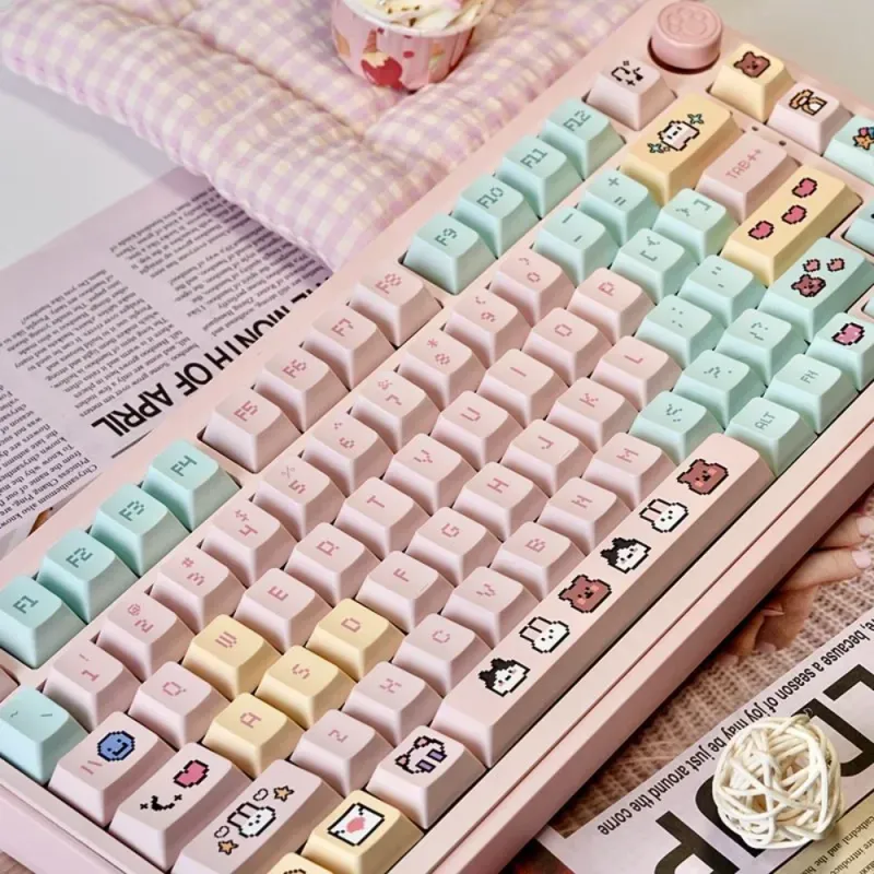 Cartoon Cherry Keycap Set (132 Keys) 2