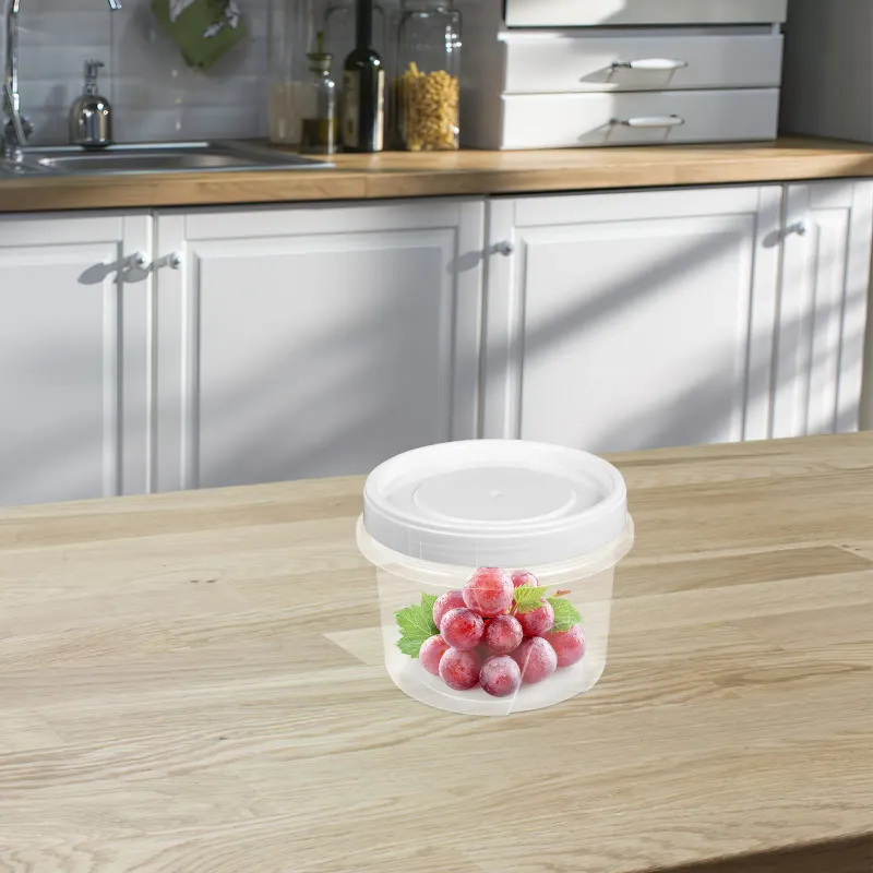 Clear Stackable Fridge Storage Bins (2-Pack) 1