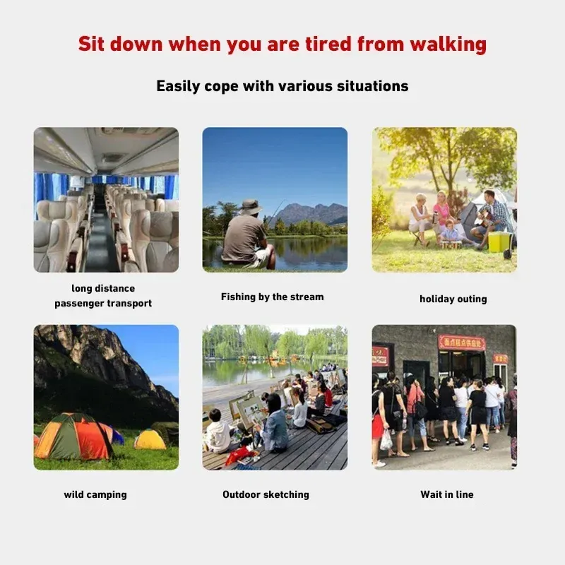 Portable Folding Camping Chair with Bag 2