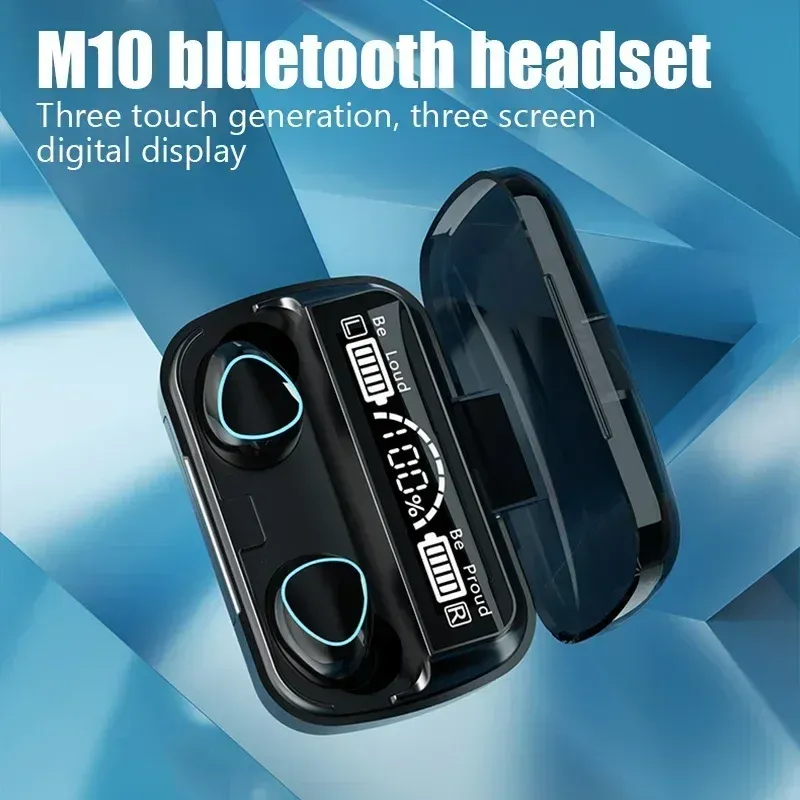 M10 Bluetooth Earphones with LED Display 3