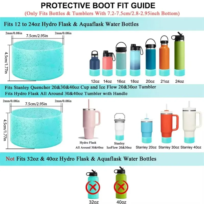 Stanley Cup Glitter Bottom Sleeve Protector 4