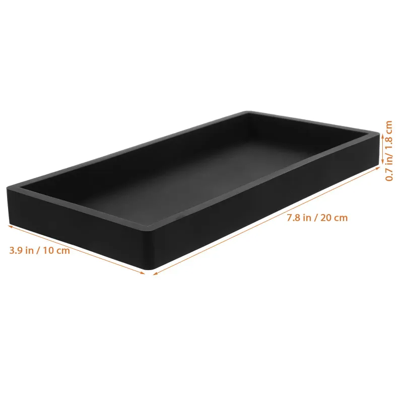 Bathroom Silicone Vanity Tray 6
