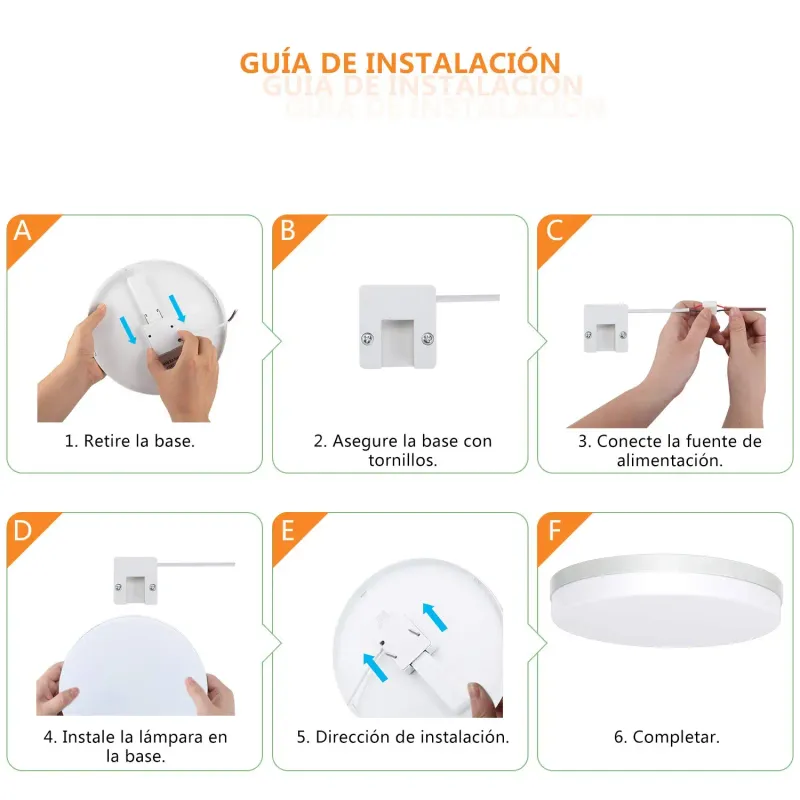 Ультратонка LED стельова лампа 6500K 6