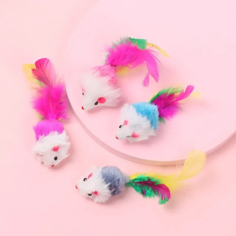 10pc Cat Mouse Rattle Toy Set 3