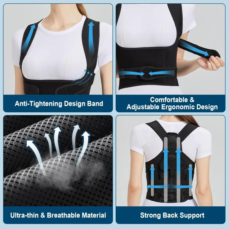 Adjustable Posture Corrector Back Brace 5