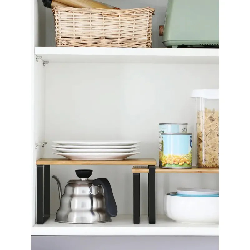 4-Pack Cabinet Organizer Shelves 4