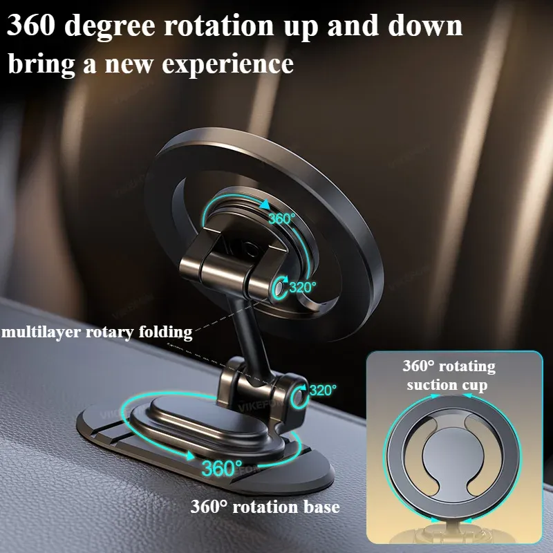 All-Metal Magnetic Car Phone Holder 5