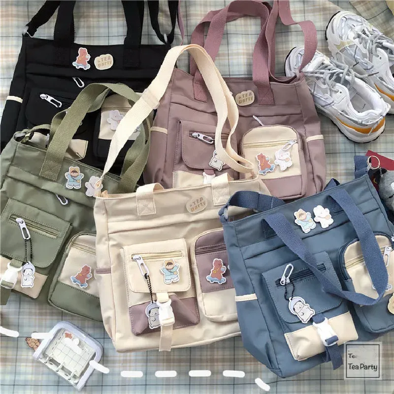Waterproof Canvas Crossbody Handbag 3