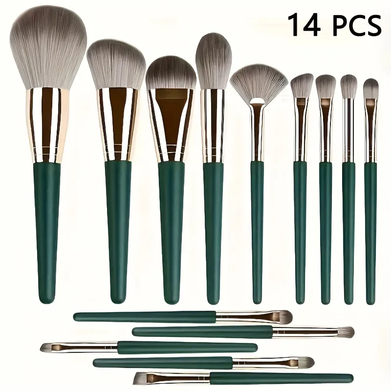 14-Piece Soft Makeup Brush Set 1