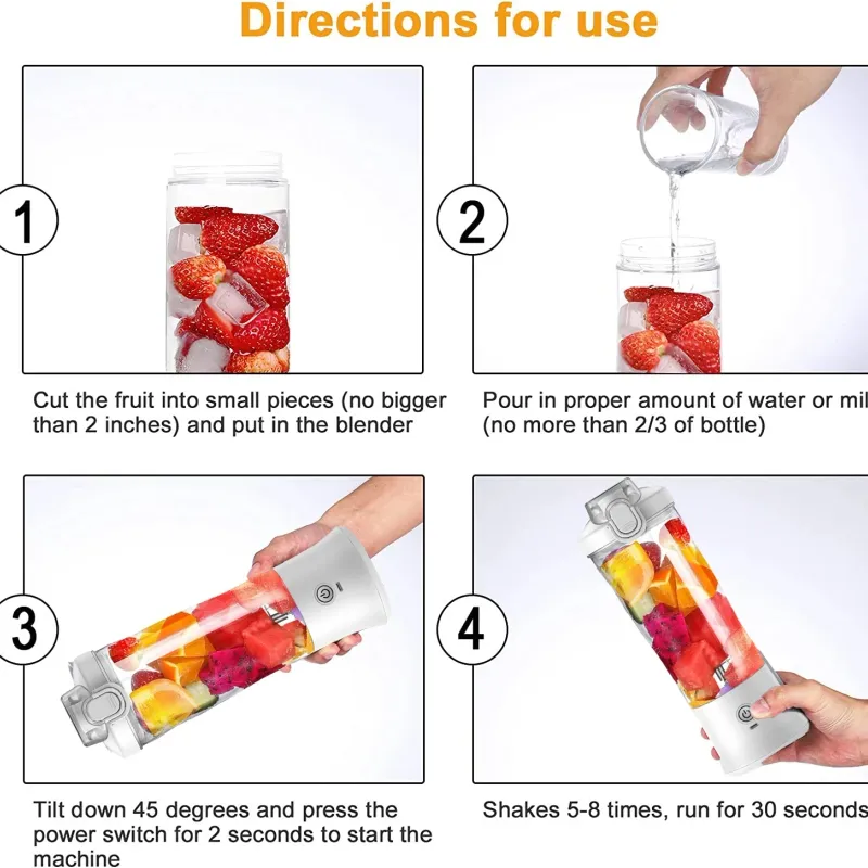 Portable USB Blender 600ML 3