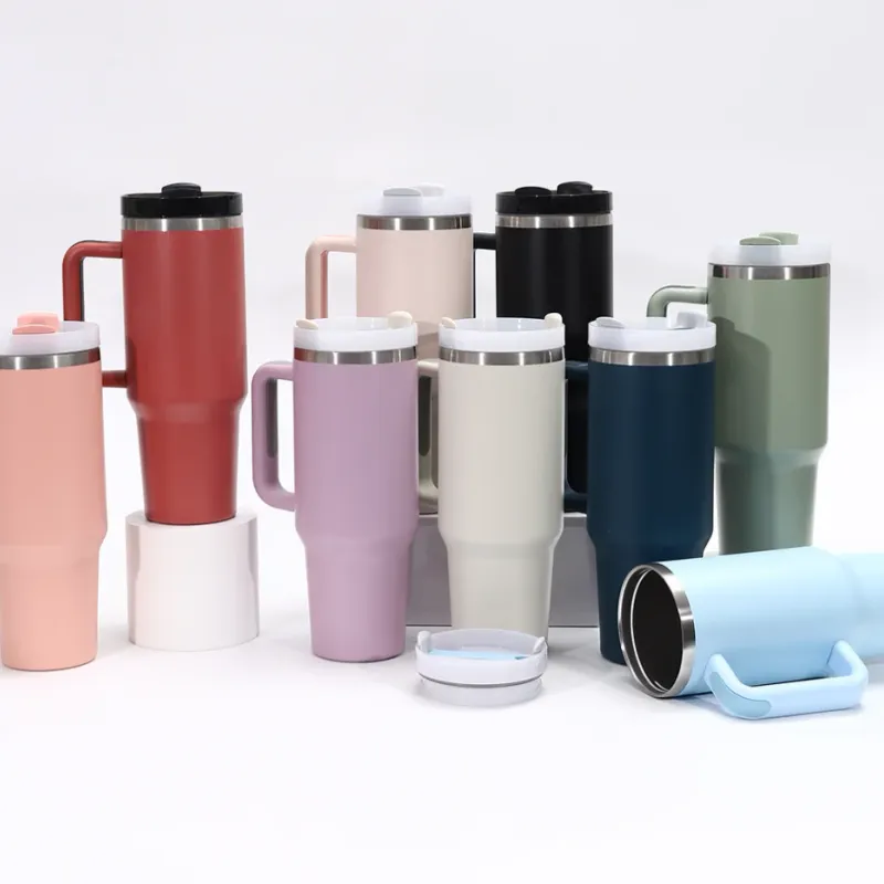 40oz Insulated Tumbler with Handle 5