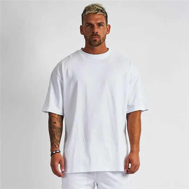 Men's 100% Cotton Oversized Crew Tee 3