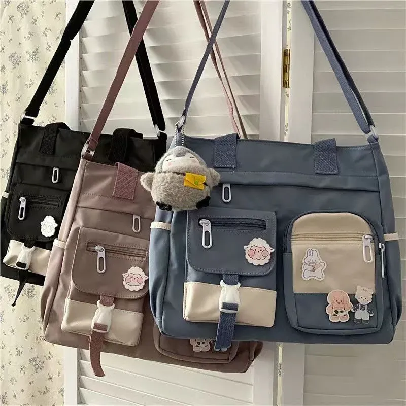 Waterproof Canvas Crossbody Handbag 4