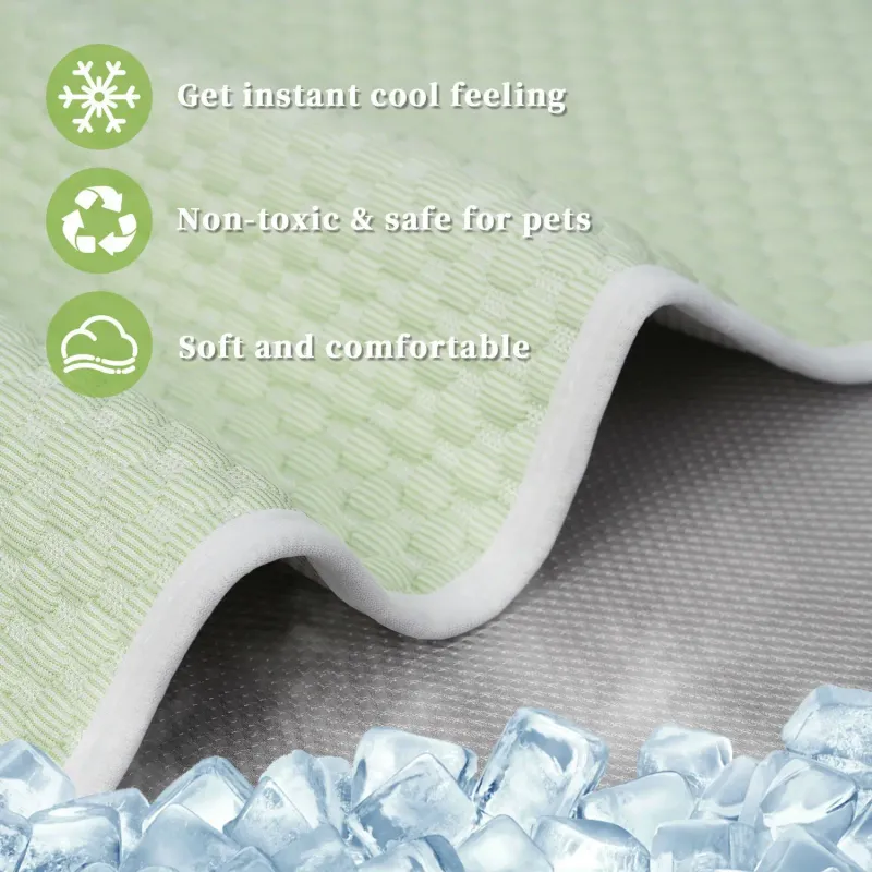 Cool Ice Silk Pet Cooling Mat 4