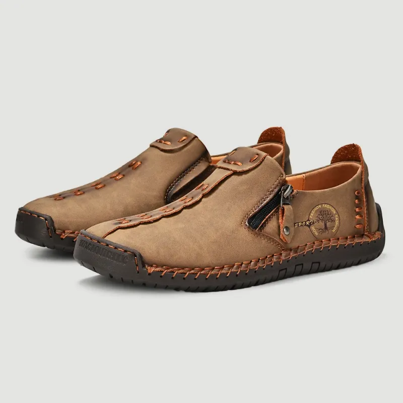 Handmade Leather Slip-On Loafers 3