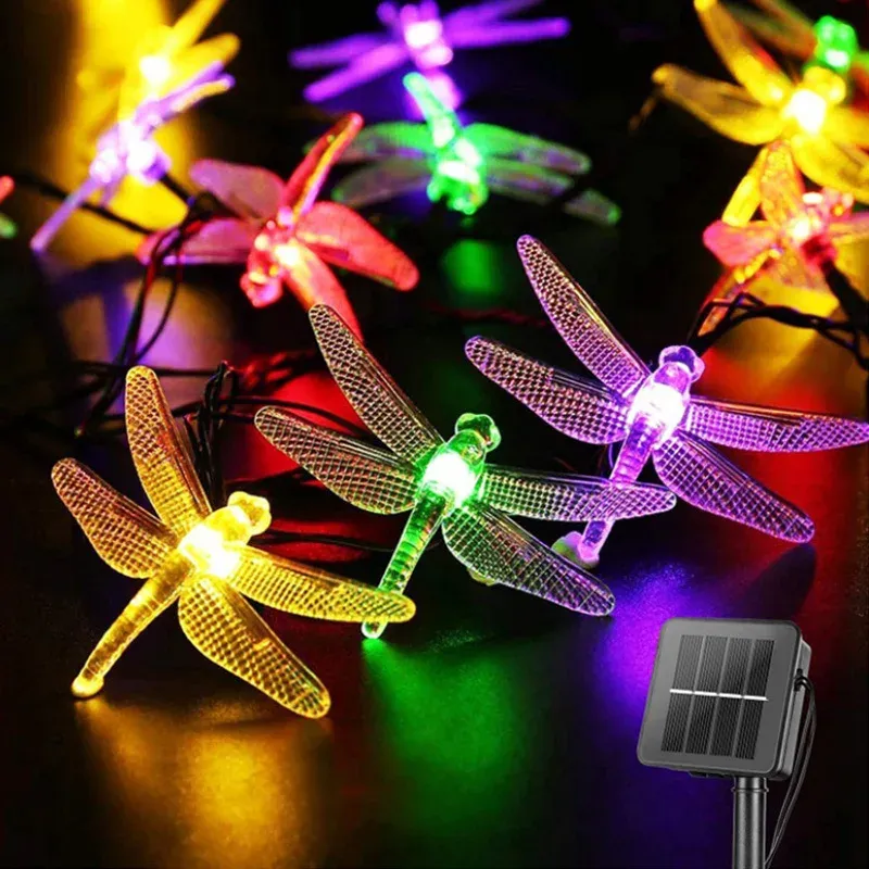 Solar Dragonfly Fairy Lights 2