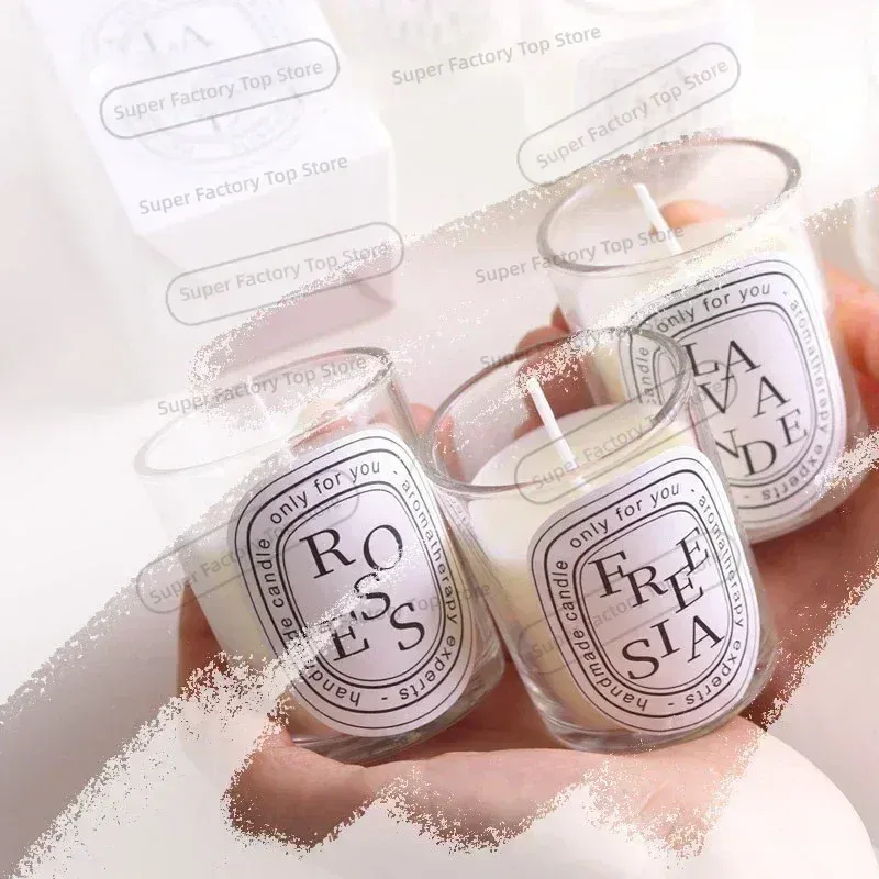 Romantic Transparent Scented Candle Jar 4