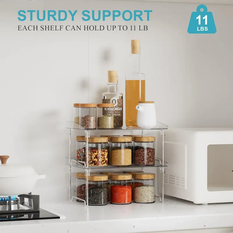 2-Tier Stackable Counter Organizer 5
