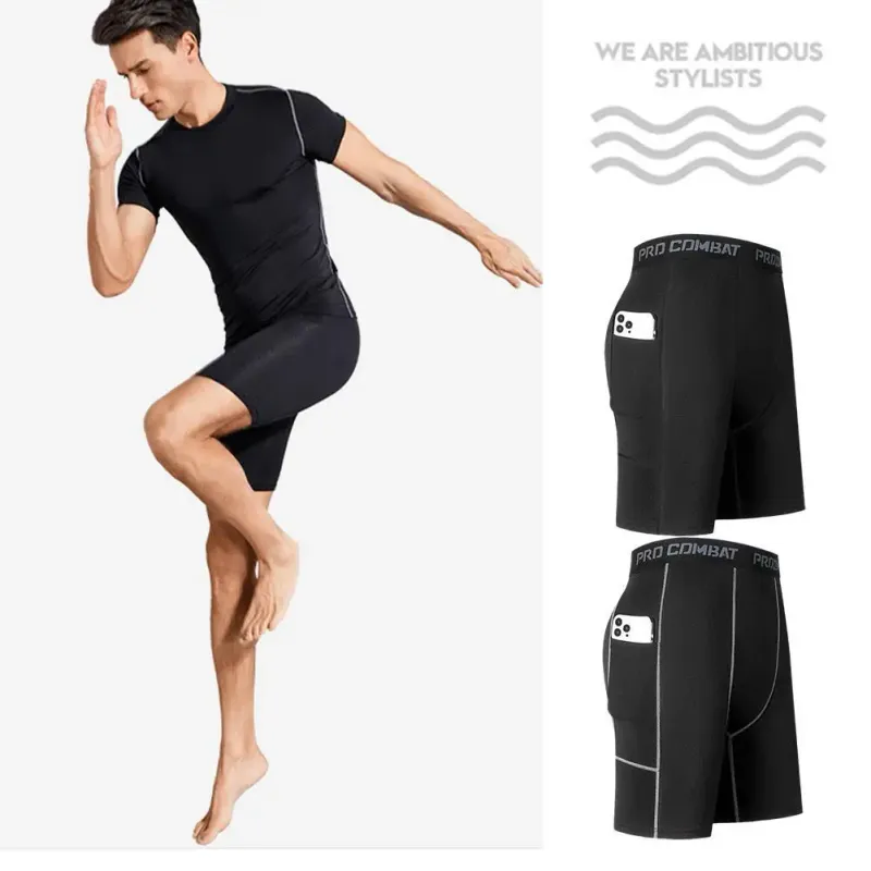 Men's Compression Shorts with Pocket 3