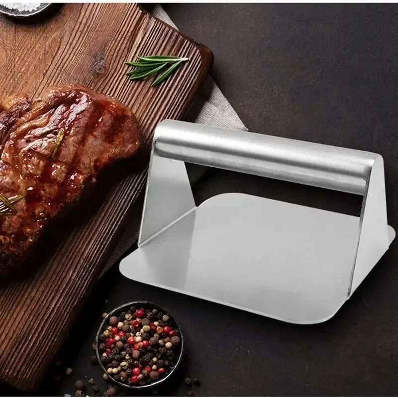 Stainless Steel Burger Press 5