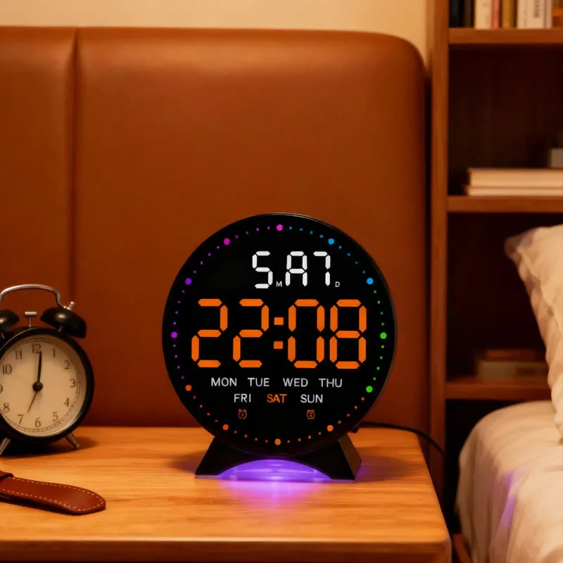 Digital Alarm Clock with Nightlight 3