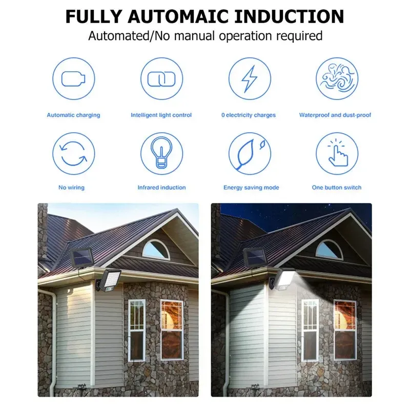 Solar Motion Sensor Wall Light 4