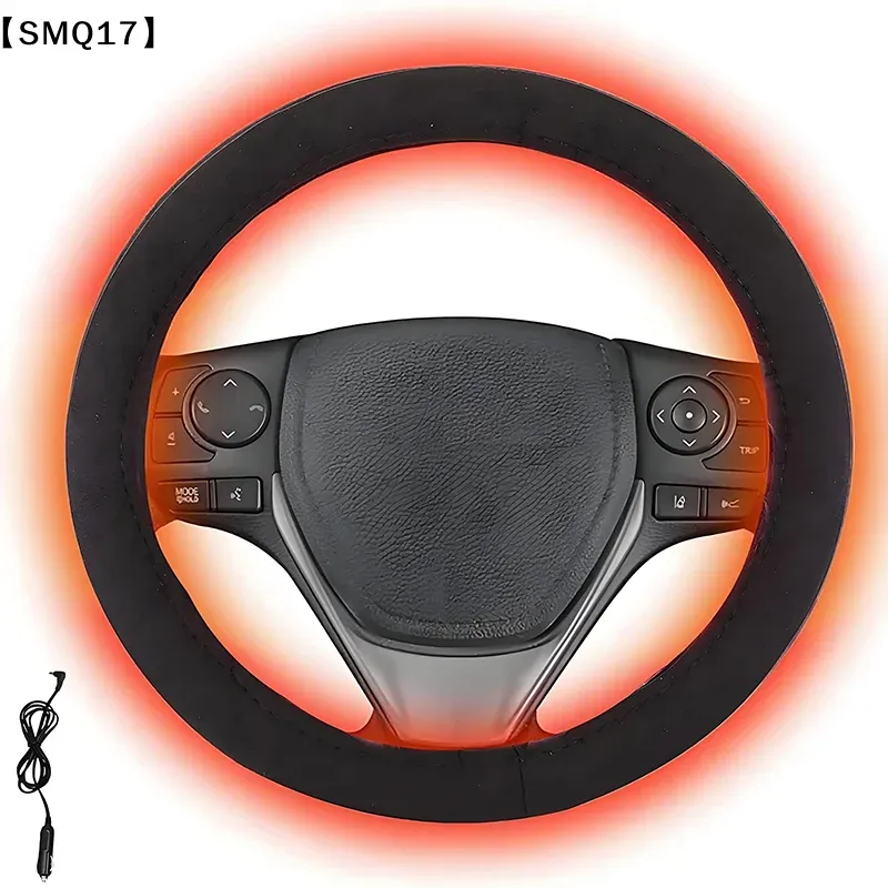 12V Heated Steering Wheel Cover 1