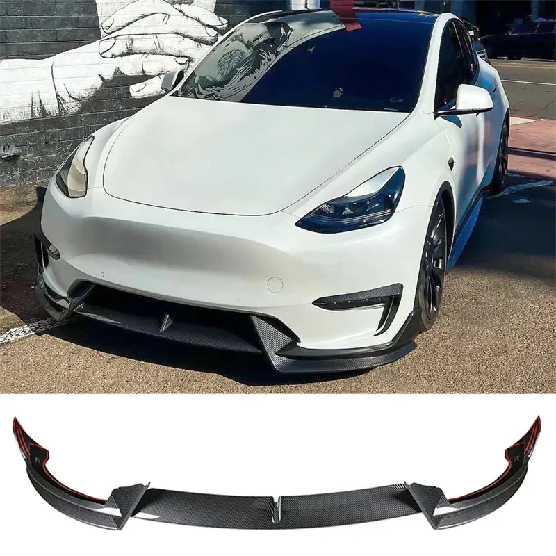 Tesla Model 3/Y Front Bumper Lip Spoiler 3