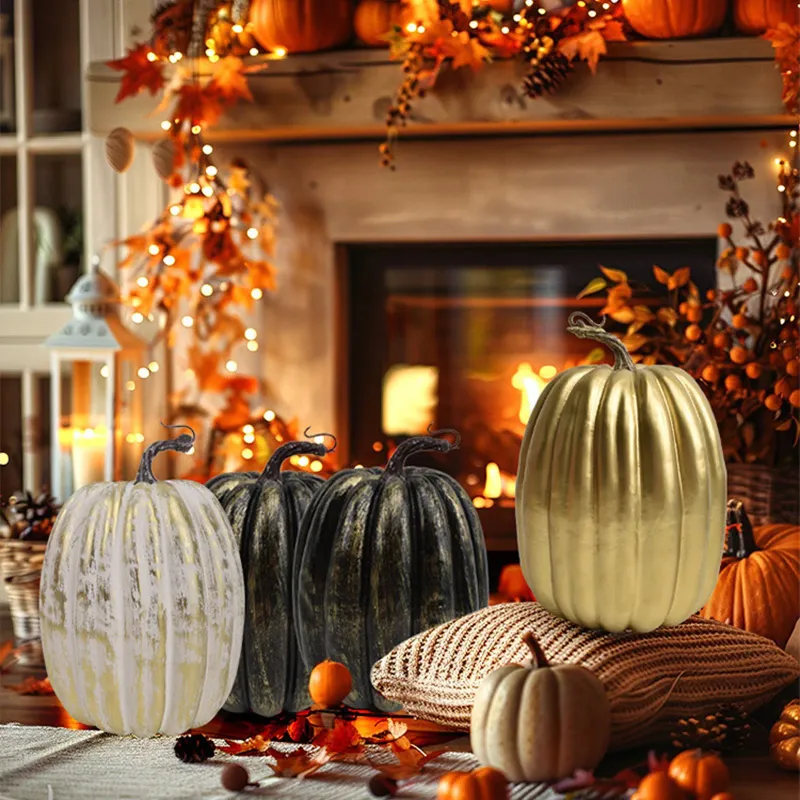 Rustic Farmhouse Pumpkin Centerpiece Set 3
