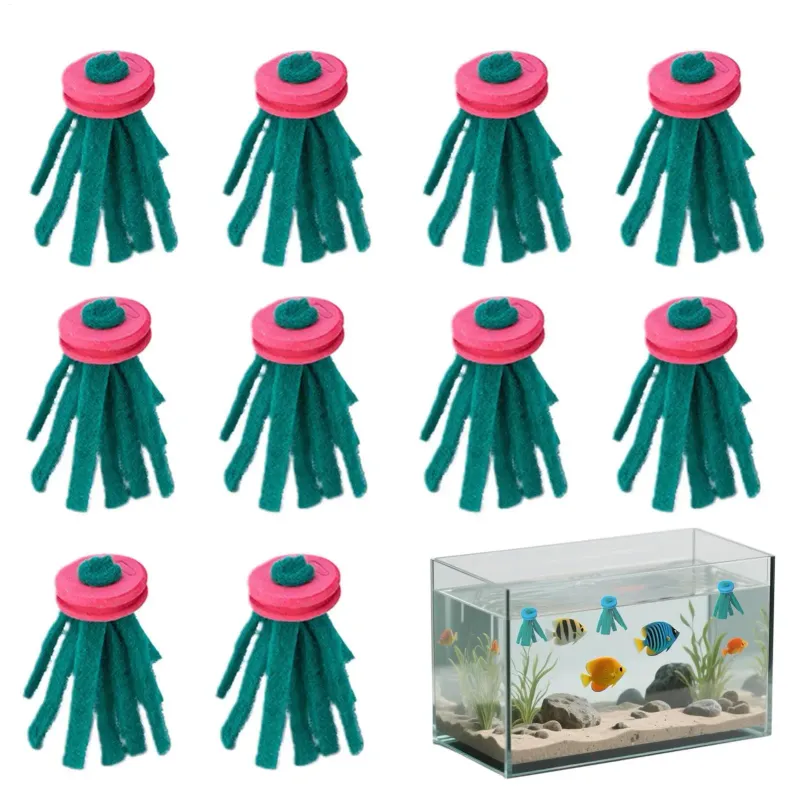 Aquarium Spawning Mop Set - 10 Pcs 1