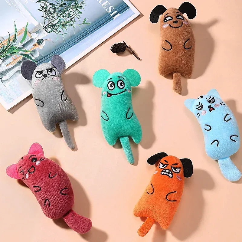 Catnip Mouse Plush Chew Toy 3