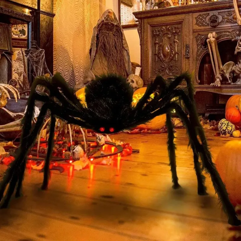 Giant Halloween Spider Yard Decor 4
