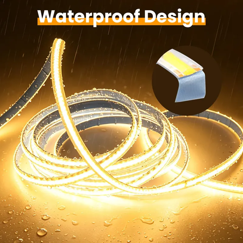 COB LED Strip Light Kit Waterproof 288LEDs/M 4
