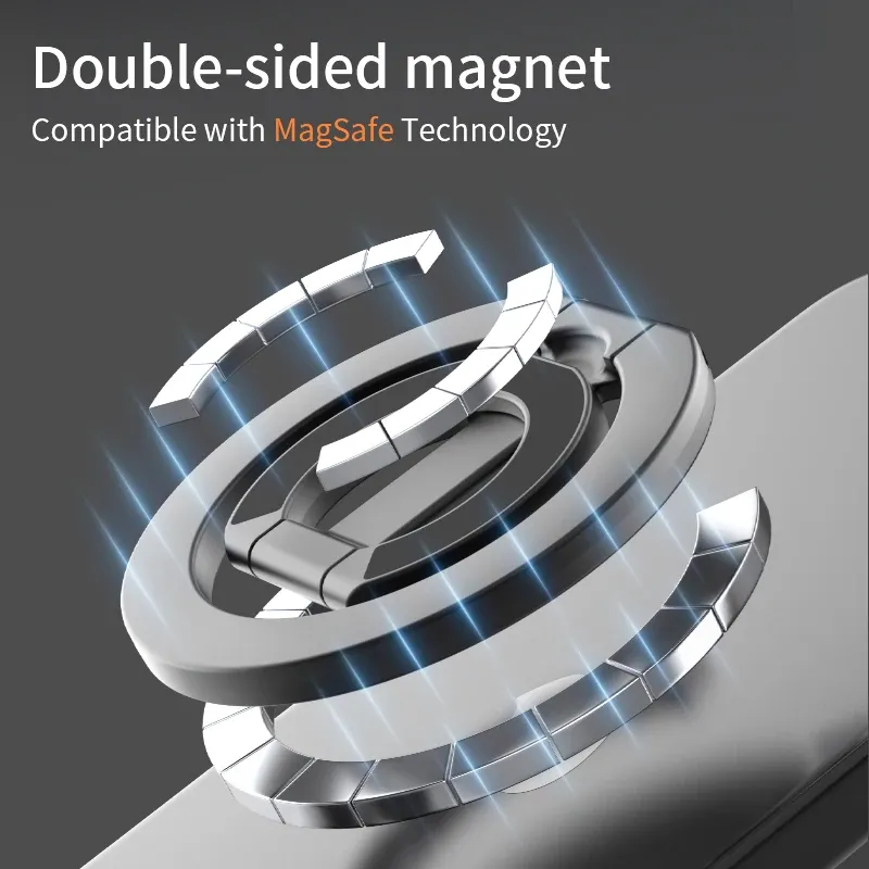 Magnetic Phone Ring Holder with Kickstand 3