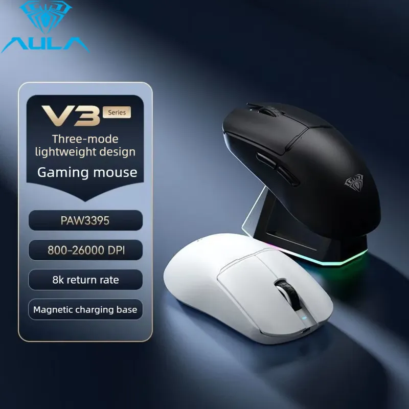 AULA 59G Tri-Mode RGB Gaming Mouse 1