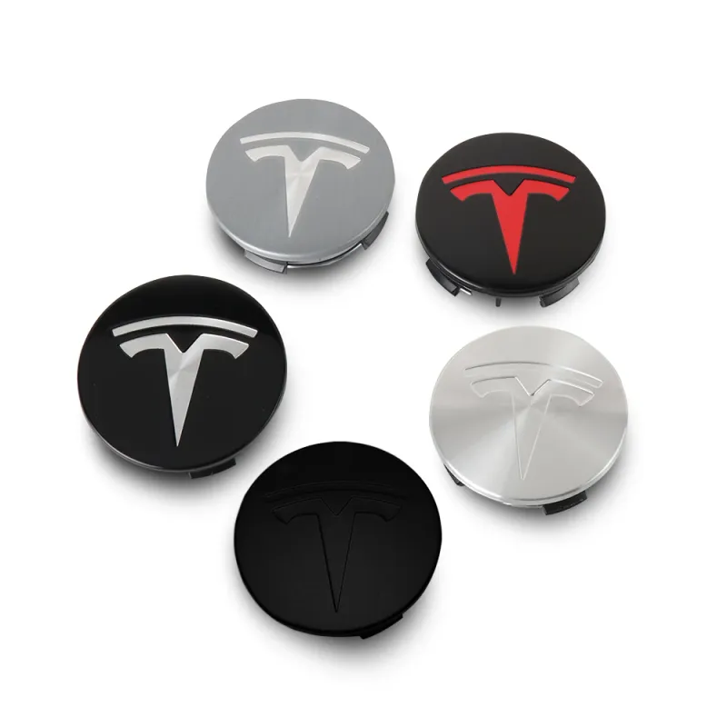 Tesla Wheel Center Hub Caps 4-Piece Set 2