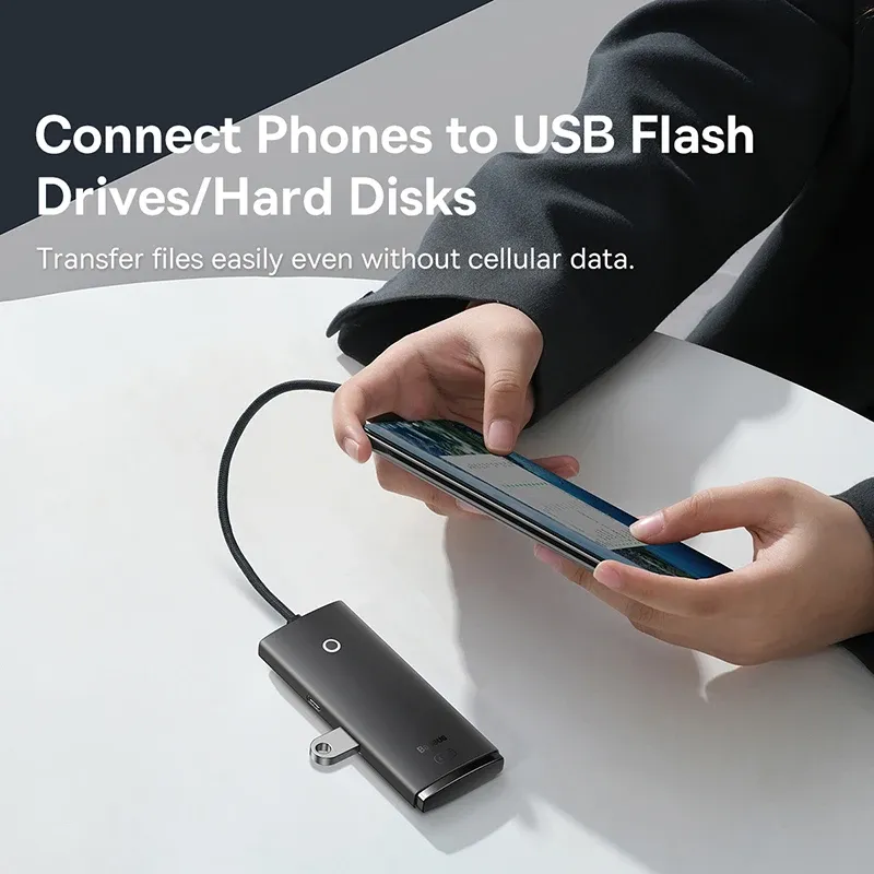 Baseus 4-in-1 USB C Hub Adapter 4