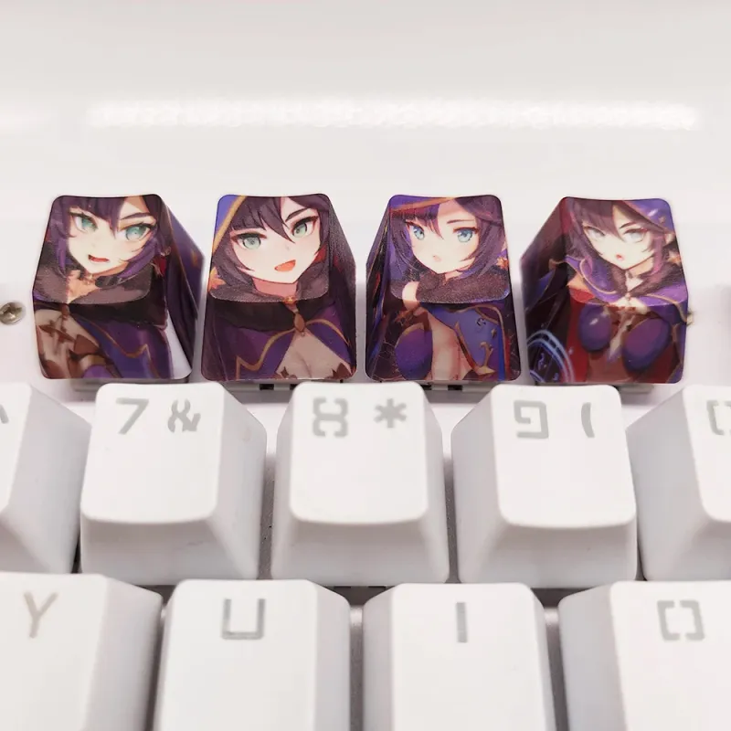 4-Key Anime PBT Keycap Set 6