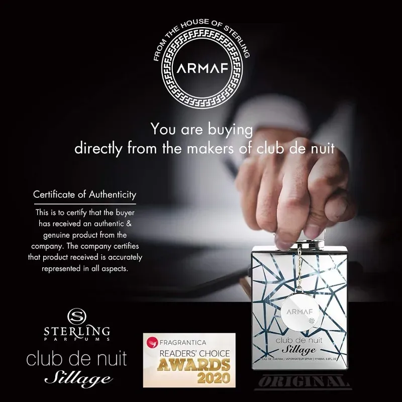 Armaf Club de Nuit Sillage EDP 3.6oz 4