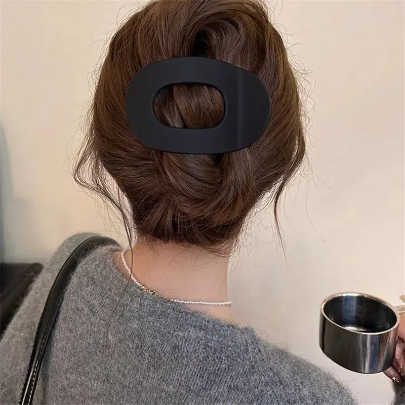 Korean Matte Acetate Hair Claw Clip 4