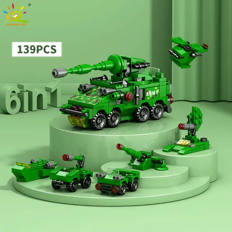 6-in-1 City Engineering Building Blocks Set 4