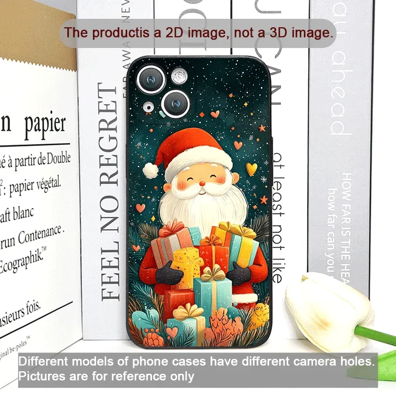 Christmas Santa Tree iPhone Case 2