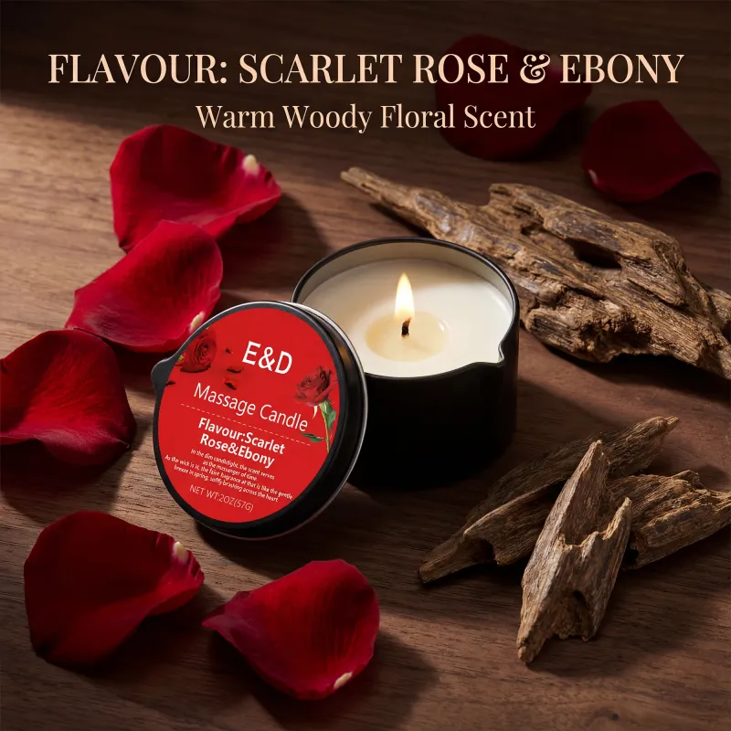 Luxury Aromatherapy Massage Oil Candle 3