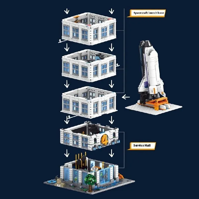 Four Heroes Tower Building Set (6135PCS) 4